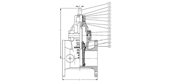 Signal Gate Valve drawing