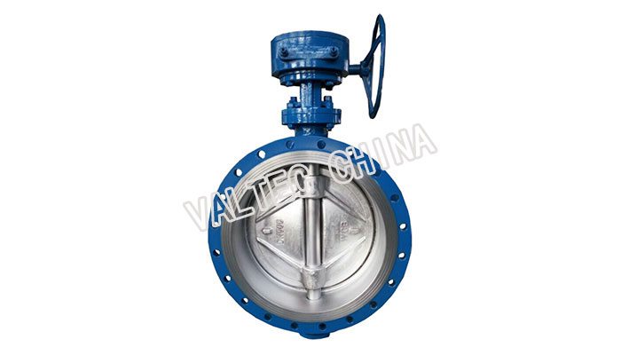 Double Eccentric WCB Butterfly Valve with Gear Operation
