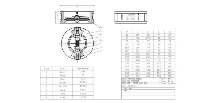 Dual Plate Check Valve