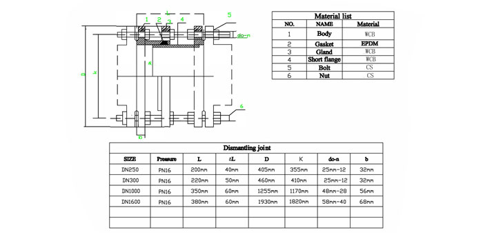 Transmission joint drawing