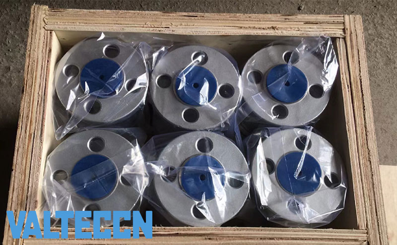 With custom wooden cases packing